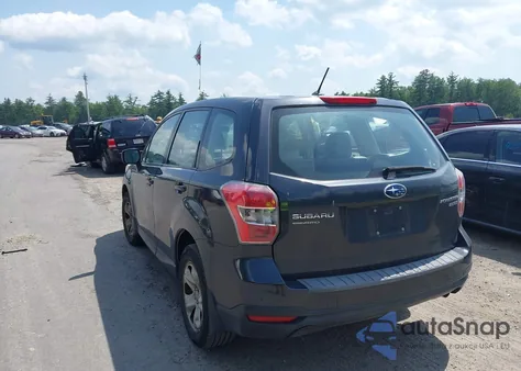 2014 Subaru Forester 2.5I z USA, uszkodzony, nr VIN JF2SJAAC2EH456239